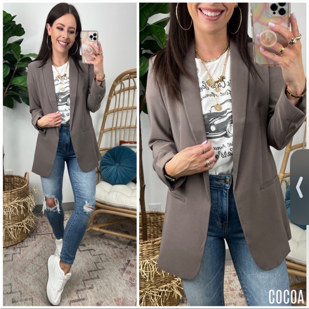 New Without Tags Cocoa Blazer